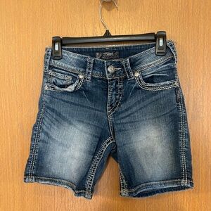 Silver Jeans Suki Surplus Short Women's W25, Wash Out Shorts